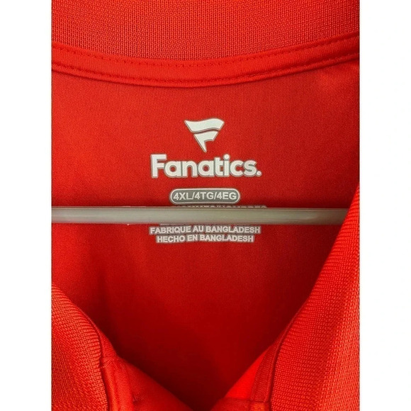 NWT Fanatics Cleveland Browns Men's Orange Polo Shirt Size 4XL - Picture 3 of 6